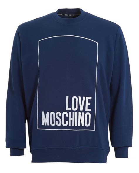 moschino sweatshirt mens